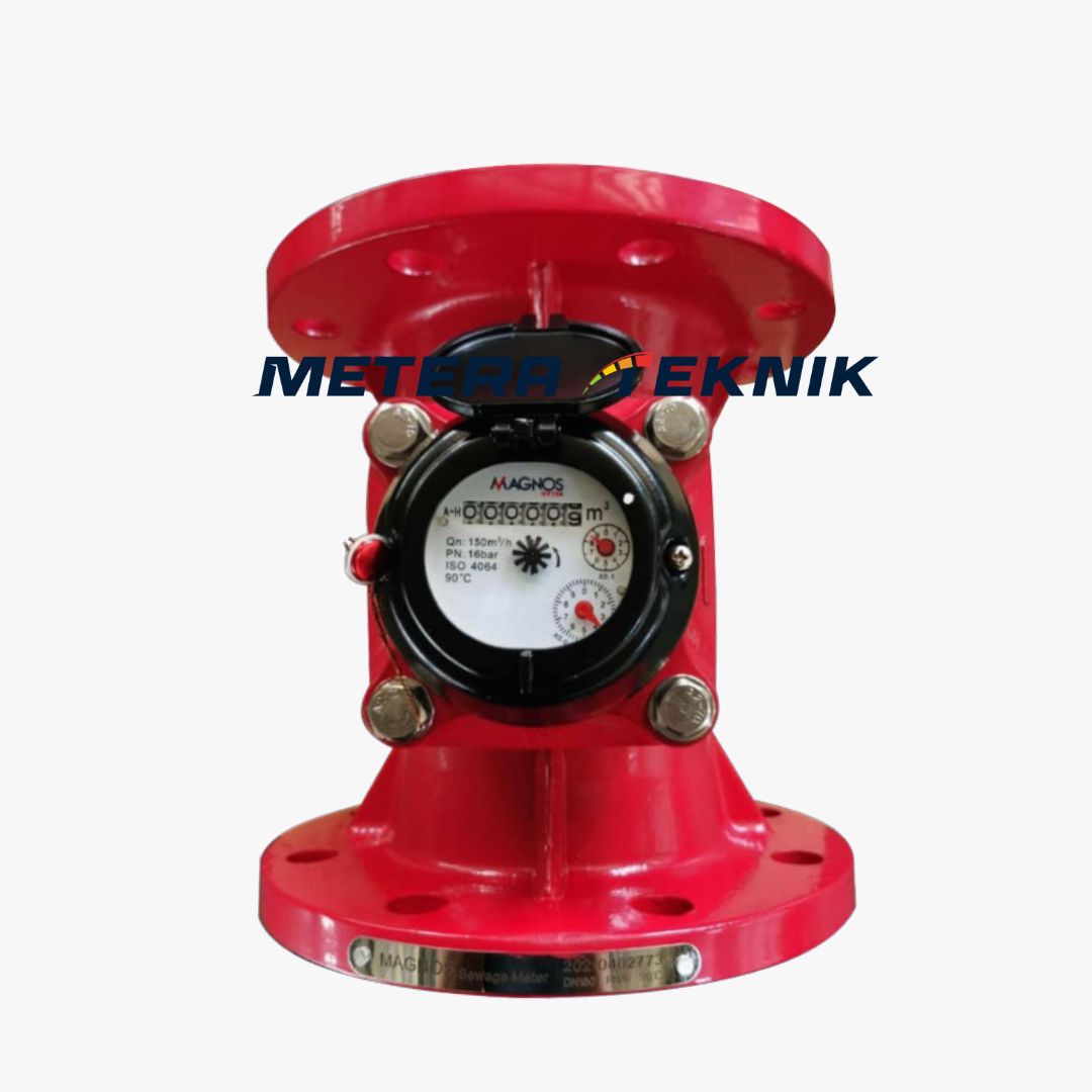 Jual Water Meter Air Limbah Merk Magnos Size 5 Inch 