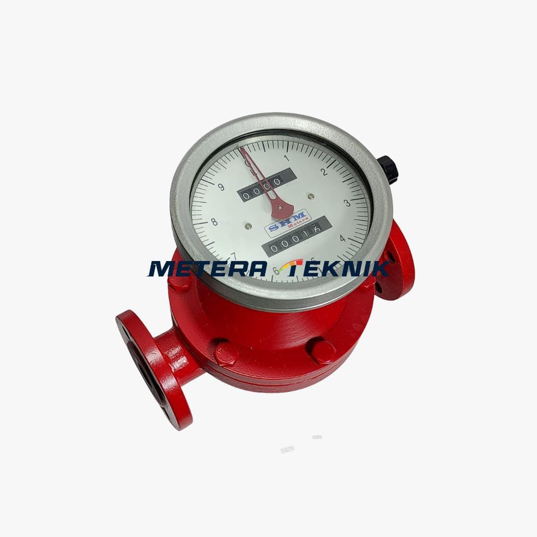 Oval Gear Flow Meter Merk SHM DN40 Size 1 1/2 Inch 