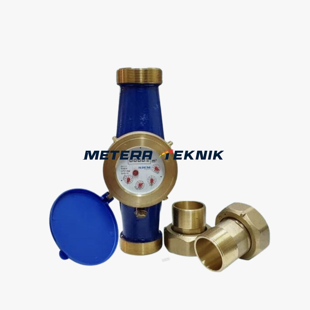 Jual SHM Multi Jet Brass Flow Meter Size 1 1/2 Inch