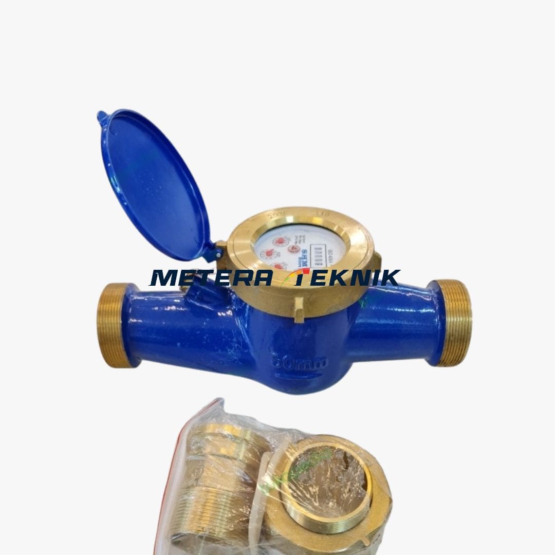 Jual SHM Multi Jet Brass Flow Meter Size 2 Inch