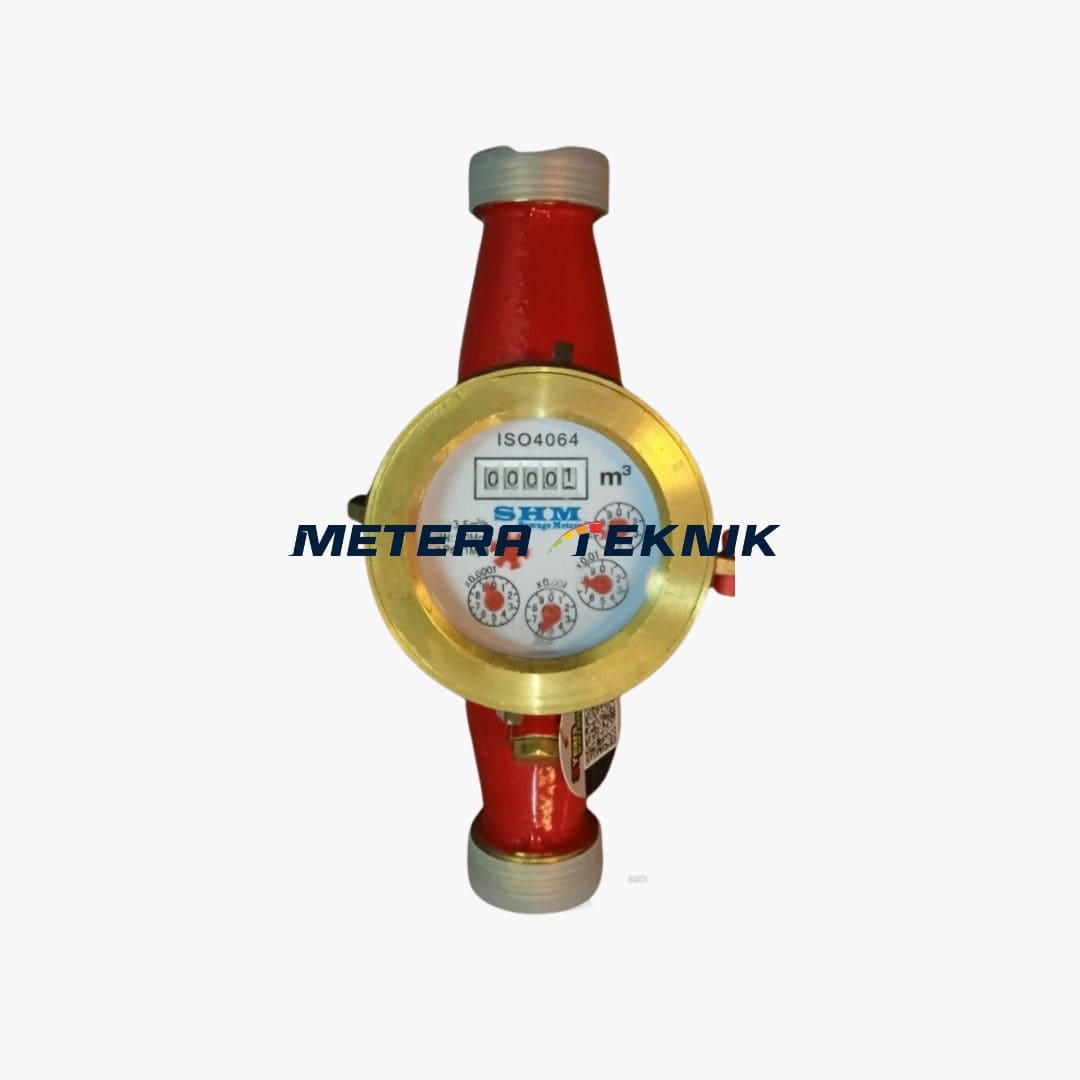 Hot Water Multi Jet Brass Flow Meter SHM DN15 Size 1/2 Inch