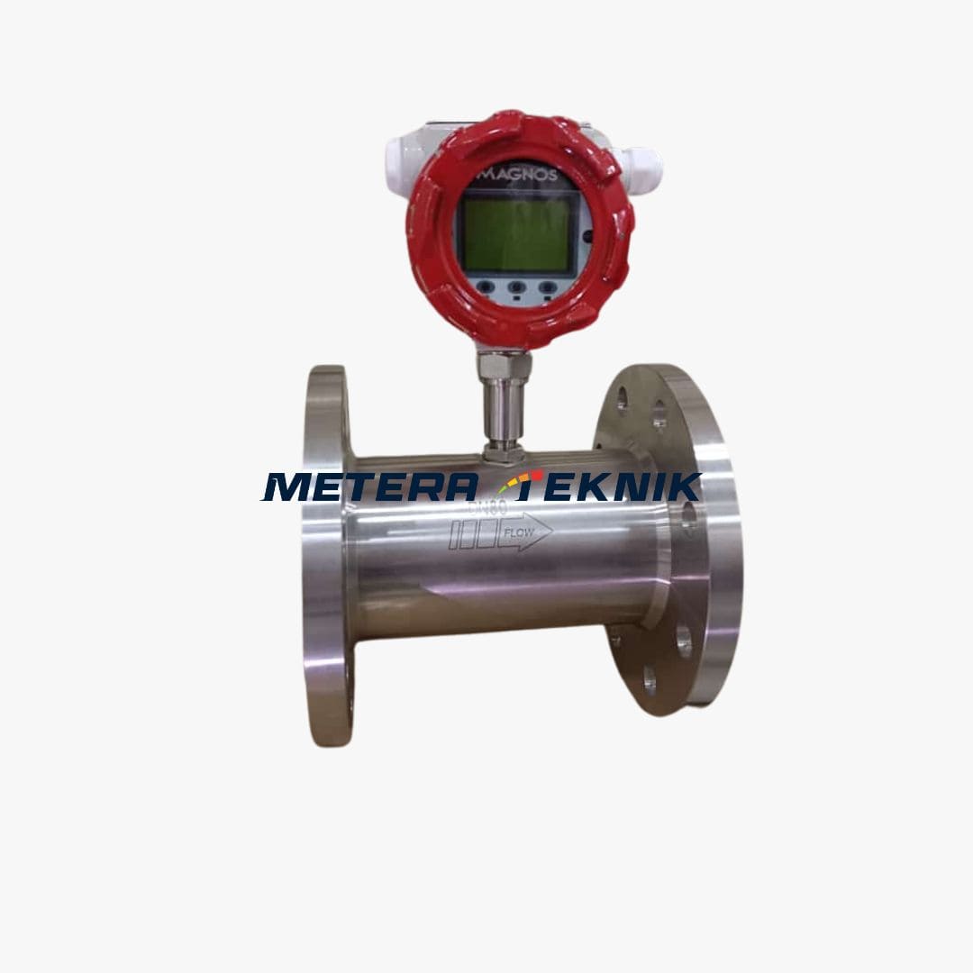 Jual Digital Turbine Flow Meter Magnos Size 1 1/4Inch 