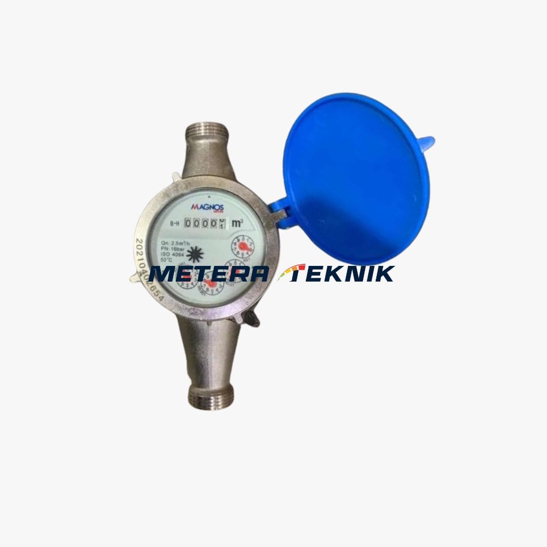 Jual Water Meter Stainless Steel 316L Merk Magnos Size 1 1/4 Inch