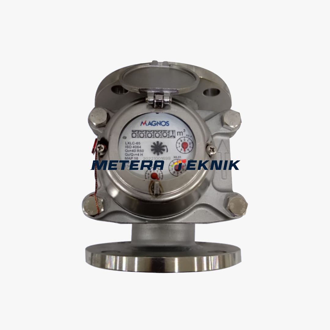 Jual Water Meter Stainless Steel 316L Merk Magnos Size 2.5 Inch