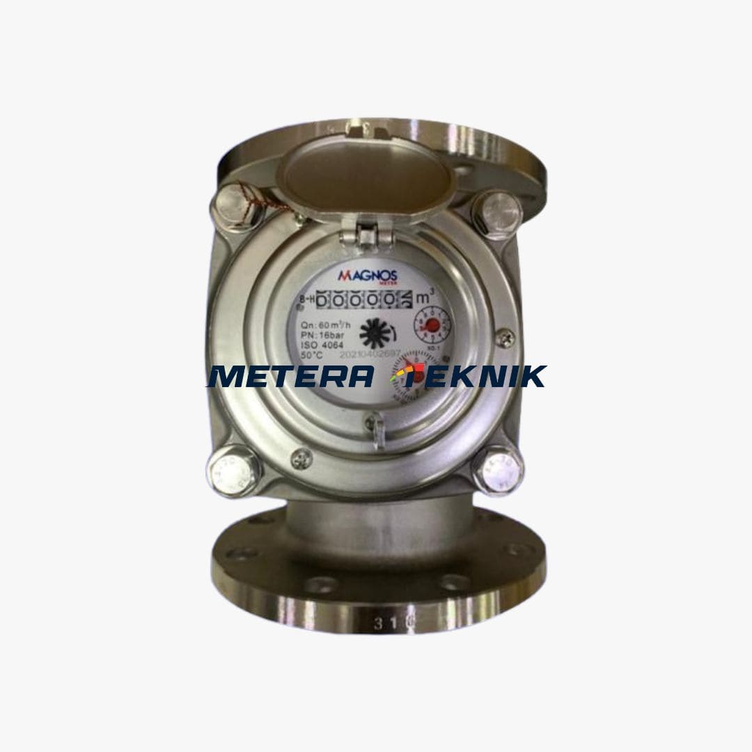 Jual Water Meter Stainless Steel 316L Merk Magnos Size 4 Inch