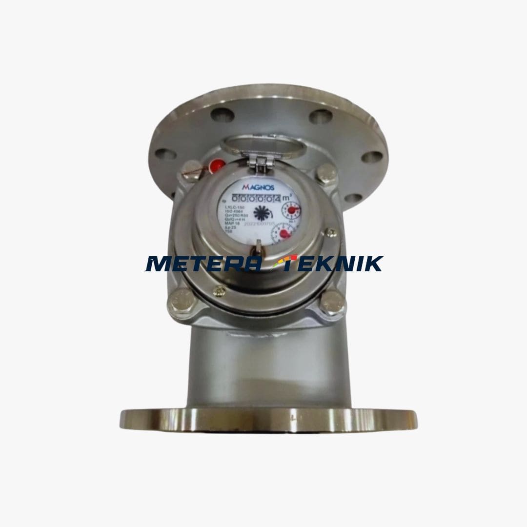 Jual Water Meter Stainless Steel 316L Merk Magnos Size 5 Inch