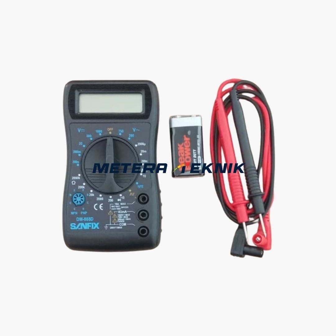 Jual SANFIX DM-888D Digital Multimeter-Buzzer