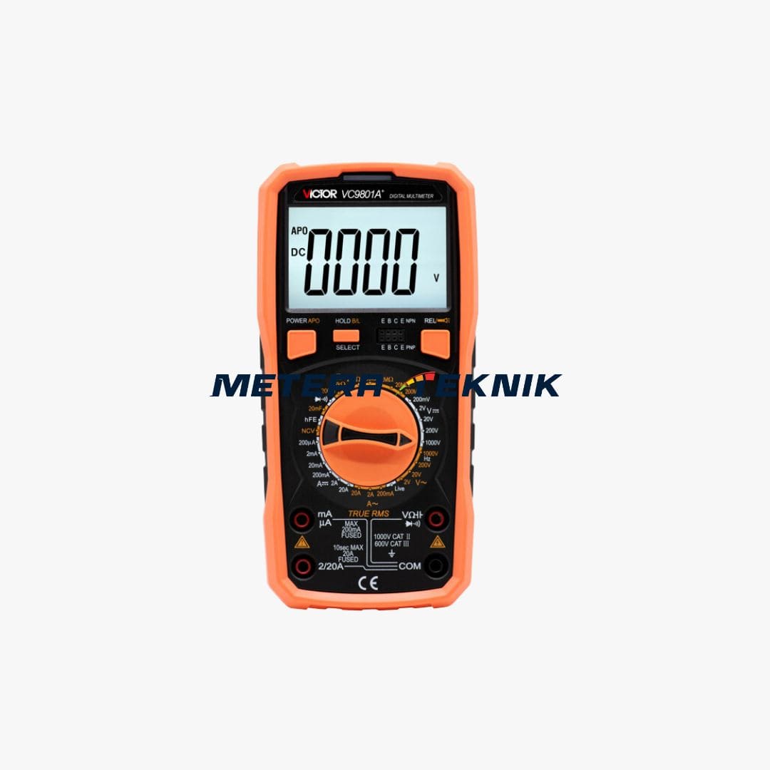 Digital Multimeter Victor Model VC9801A+