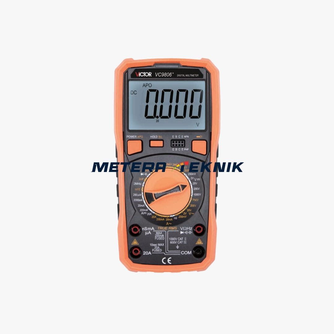 Digital Multimeter Victor Model VC9806+