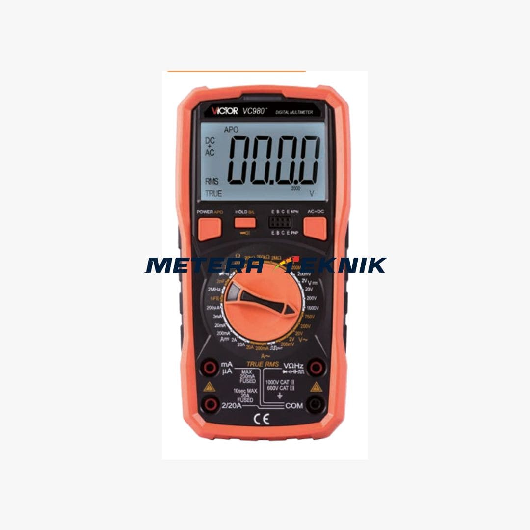 Jual Digital Multimeter Victor Model VC980+