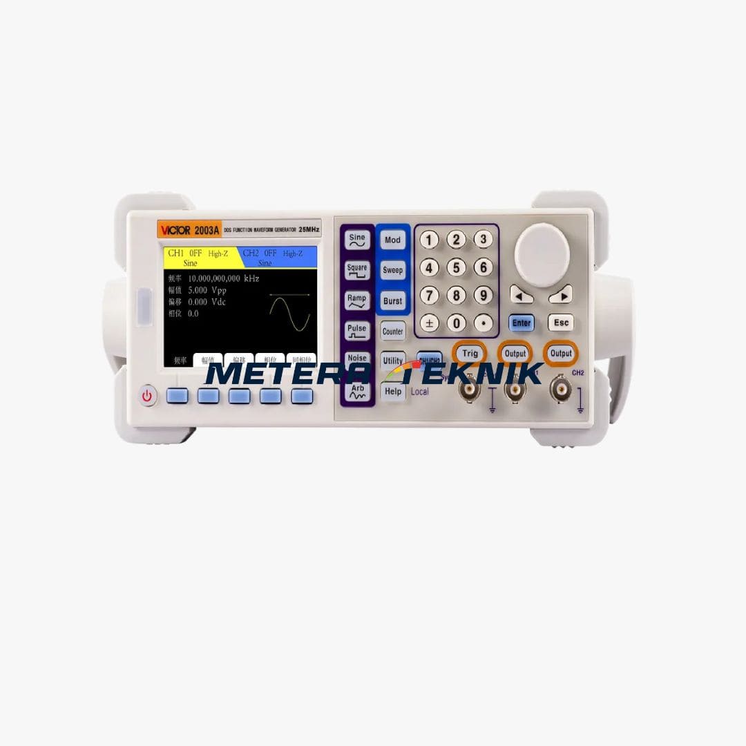 Digital Multimeter Function Generator Victor Model 2003A (25MHz two-chanel)