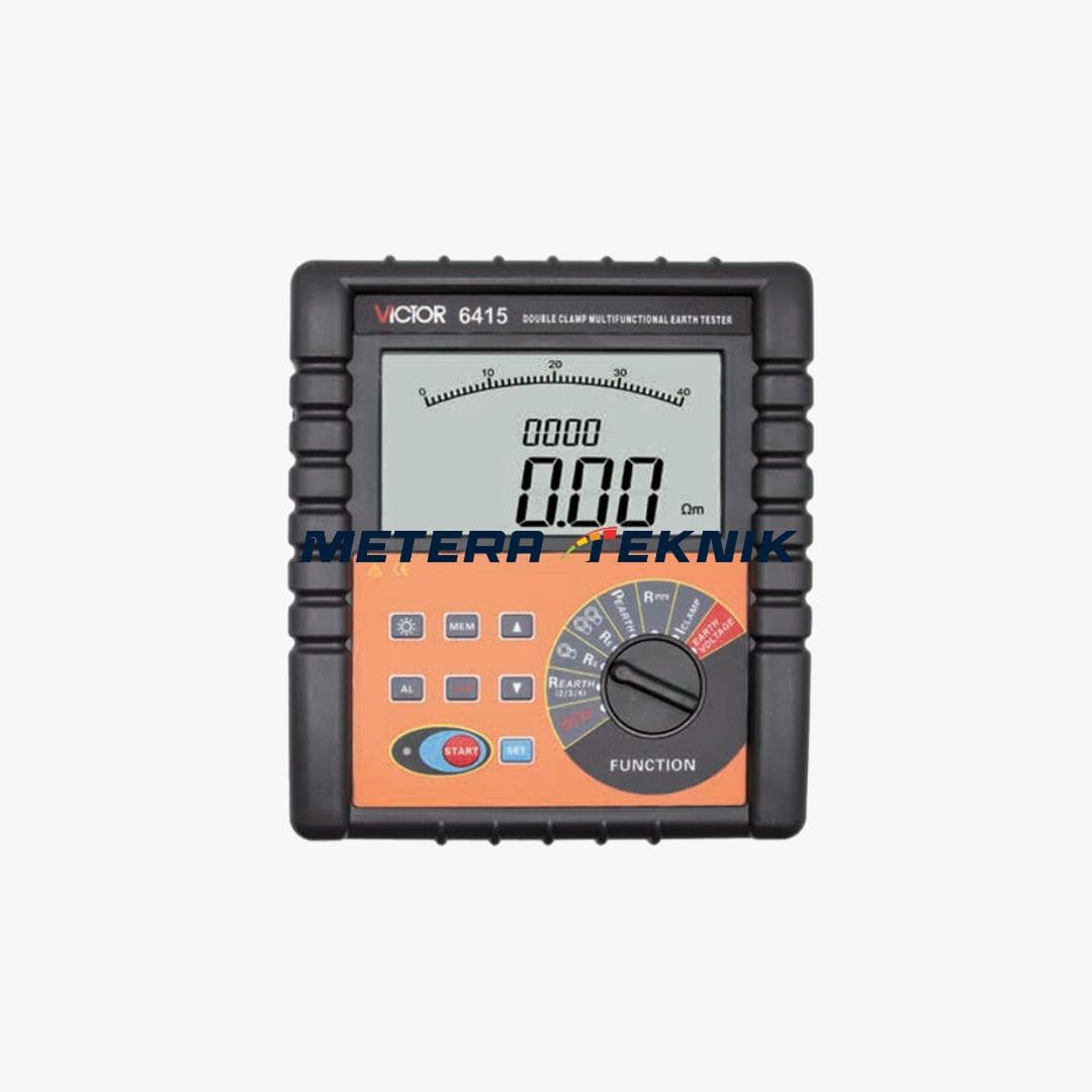 Clamp Leaker Ground Resistance Tester Victor Model 6415