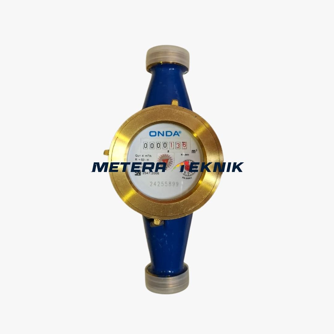 Jual Water Meter Brass Onda Size 1 Inch