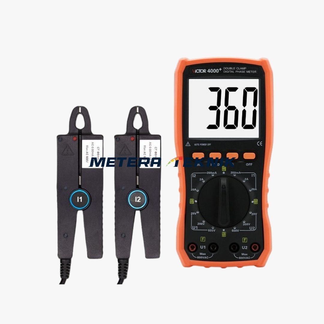 Victor 4000 - Double Clamp Digital Phase Meter 