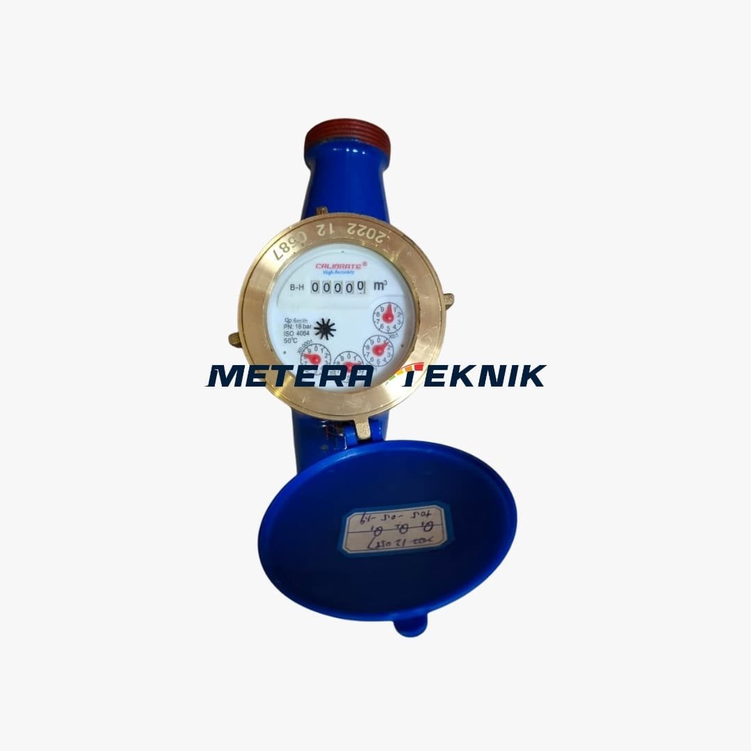 Jual Water Meter Multi Jet Brass Merk Calibrate Size 1 1/4 Inch  - view 1